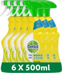 Dettol - Power & Fresh - Allesreinger Spray - Citrus - 6 X 500 Ml 15 Dettol - Power & Fresh - Allesreinger Spray - Citrus - 6 X 500 Ml -Schoonmaakproducten Winkel 1021x1200 1