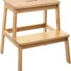 5Five - Bamboe Keukentrapje/opstapje Met 2 Treden 47 Cm - Keuken/badkamer Krukjes -Schoonmaakproducten Winkel 1064x1200