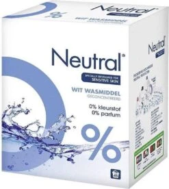 Neutral 0% Wit Parfumvrij Waspoeder - 45 Wasbeurten - Wasmiddel -Schoonmaakproducten Winkel 1073x1200
