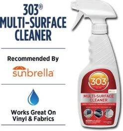 303® Multi-Surface Cleaner - 946 Ml | Veilig Voor Alle Soorten Bekleding En Vinyl. Vlekken Verdwijnen Binnen Enkele Minuten En Verkleurde Oppervlakken Komen Weer Tot Leven. -Schoonmaakproducten Winkel 1121x1200 1