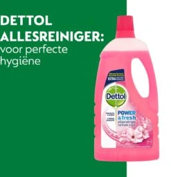 Dettol - Power & Fresh - Allesreiniger - Kersenbloesem - 8 X 1 Liter 13 Dettol - Power & Fresh - Allesreiniger - Kersenbloesem - 8 X 1 Liter -Schoonmaakproducten Winkel 1157x1200