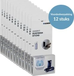 Geberit DuoFresh Sticks - 96 Stuks - Voordeelverpakking - Toilet/WC Blokjes Inbouwreservoir -Schoonmaakproducten Winkel 1163x1200