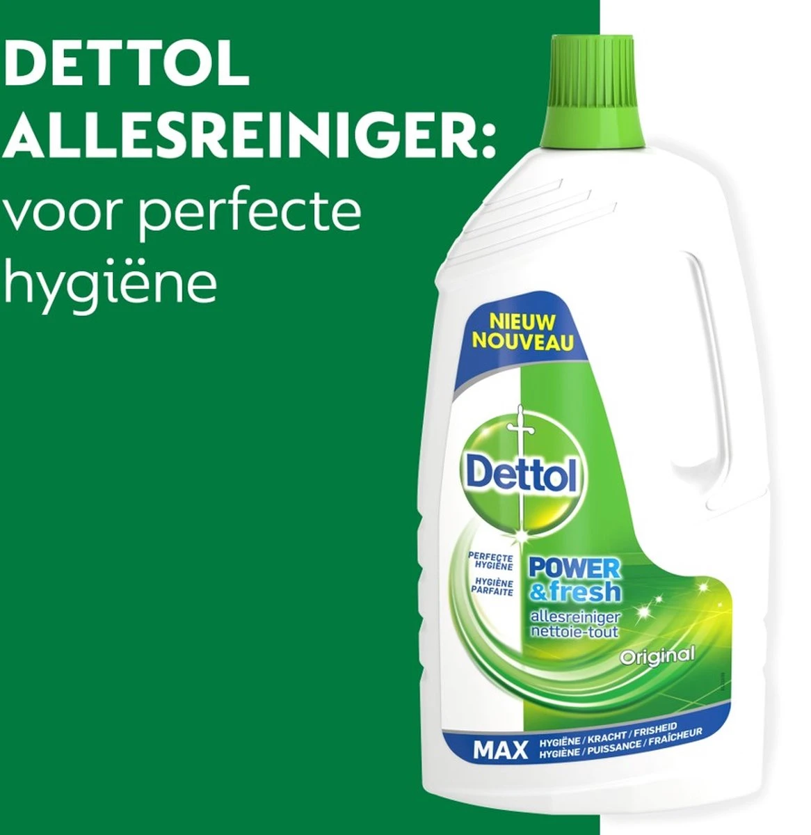 Dettol Allesreiniger Power & Fresh - Original - 1.5 L 5 Dettol Allesreiniger Power & Fresh - Original - 1.5 L - Afbeelding 3