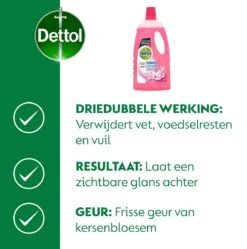 Dettol - Power & Fresh - Allesreiniger - Kersenbloesem - 8 X 1 Liter 14 Dettol - Power & Fresh - Allesreiniger - Kersenbloesem - 8 X 1 Liter -Schoonmaakproducten Winkel 1189x1200