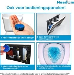 Needum ® Toiletblokjes Voor Inbouwreservoirs – WC-blokjes – Toiletblokken In Een Voordeelverpakking – 30 Stuks -Schoonmaakproducten Winkel 1190x1200 8