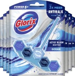 Glorix Power 5+ Ocean Toiletblokken - 7 Stuks - Voordeelverpakking -Schoonmaakproducten Winkel 1195x1200