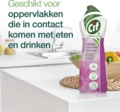 Cif CleanBoost Cream Pink Schuurmiddel - 8 X 750 Ml - Voordeelverpakking -Schoonmaakproducten Winkel 1200x1118 1