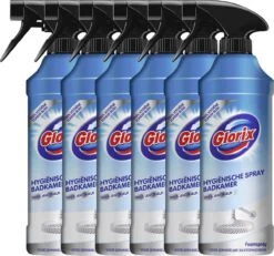 Glorix Hygiënische Badkamer Foamspray - 6 X 500 Ml - Voordeelverpakking -Schoonmaakproducten Winkel 1200x1124