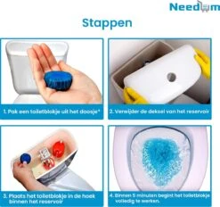 Needum ® Toiletblokjes Voor Inbouwreservoirs – WC-blokjes – Toiletblokken In Een Voordeelverpakking – 30 Stuks -Schoonmaakproducten Winkel 1200x1129 5