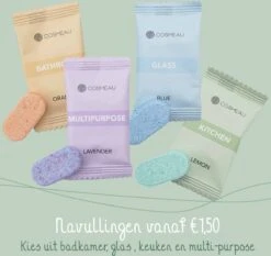 Cosmeau Schoonmaakmiddel Tabletten Cleaning Tabs Schoonmaak Tabs - Keukenreiniger - Badkamerreiniger Sanitair- Glasreiniger -Schoonmaakproducten Winkel 1200x1132 1