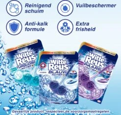 Witte Reus Turquoise Actief Toiletblok - Pacific - WC Blokjes Voordeelverpakking - 10 Stuks -Schoonmaakproducten Winkel 1200x1136