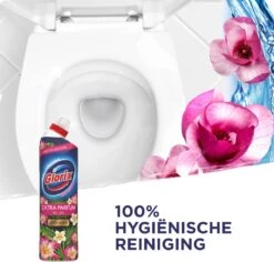 Glorix WC Powergel Toiletreiniger Pink Flower - 6 X 750 Ml - Voordeelverpakking -Schoonmaakproducten Winkel 1200x1147 3