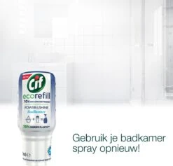 Cif Power & Shine Badkamer Ecorefill Capsule - 10 X 70 Ml - Voordeelverpakking -Schoonmaakproducten Winkel 1200x1151 1