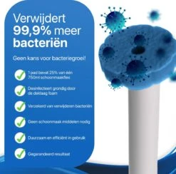 RevoBrush 28x Ocean Breeze Foaming Pads Navulling - WC Borstel Met Houder Vrijstaand -Schoonmaakproducten Winkel 1200x1184 1