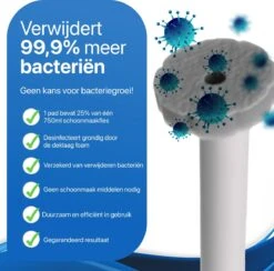 RevoBrush 28x Crystal Clean Foaming Pads Navulling - WC Borstel Met Houder Vrijstaand 12 RevoBrush 28x Crystal Clean Foaming Pads Navulling - WC Borstel Met Houder Vrijstaand -Schoonmaakproducten Winkel 1200x1184