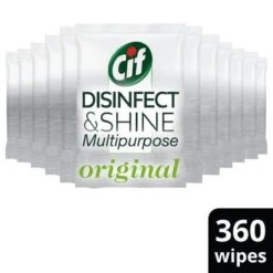 Cif Disinfect & Shine Wipes Original Desinfectie Schoonmaakdoekjes - 12 X 30 Doekjes - Voordeelverpakking -Schoonmaakproducten Winkel 1200x1200 174