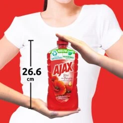 Ajax® Ajax Allesreiniger Fête Des Fleur Rode Bloem 8 X 1L - Voordeelverpakking -Schoonmaakproducten Winkel 1200x1200 272