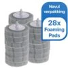 RevoBrush 28x Crystal Clean Foaming Pads Navulling - WC Borstel Met Houder Vrijstaand -Schoonmaakproducten Winkel 1200x1200 30