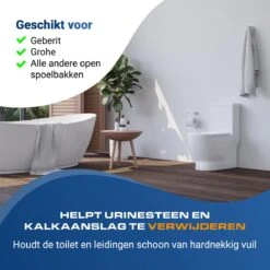 Witte Toiletblokjes Voor Inbouwreservoir Voor O.a Geberit En Grohe - 25 Stuks - Met Lavendel - Vlekvrij - Stortbakblokjes -Schoonmaakproducten Winkel 1200x1200 360