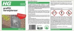 HG Graffitiverwijderaar - 600ml - Krachtig En Veilig - Biologisch Afbreekbaar 9 HG Graffitiverwijderaar - 600ml - Krachtig En Veilig - Biologisch Afbreekbaar -Schoonmaakproducten Winkel 1200x513