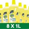 Dettol - Power & Fresh - Allesreiniger - Citrus - 8 X 1 Liter