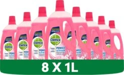 Dettol - Power & Fresh - Allesreiniger - Kersenbloesem - 8 X 1 Liter 12 Dettol - Power & Fresh - Allesreiniger - Kersenbloesem - 8 X 1 Liter -Schoonmaakproducten Winkel 1200x726