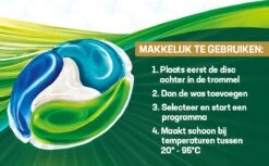 Persil® Persil 4in1 Discs Color Wascapsules - Wasmiddel Capsules - Voordeelverpakking - 5 X 25 Wasbeurten -Schoonmaakproducten Winkel 1200x742