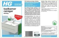 HG Badkamerreiniger Alledag - 500ml - Verwijdert Zeepresten, Huidvetten En Lichte Kalkaanslag -Schoonmaakproducten Winkel 1200x784