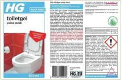 HG Toiletgel Extra Sterk - 500ml - Verwijdert De Hardnekkigste Aanslag - Tast Niet Glazuur, Roestvrijstaal En Chroom Niet Aan - Biologisch Afbreekbaar -Schoonmaakproducten Winkel 1200x786 1