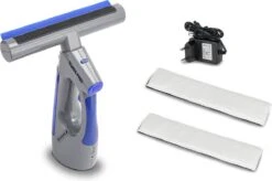 Swiss Pro+ Ruitenreiniger 3 In 1 WV 2 Blue Edition Window Vac - Ca. 120 M² - Waterzuiger - Incl. Smalle Zuigmond - Oplaadbaar - Raamwisser - Streeploos - Clicksystem - 2 Microvezeldoekjes - Met Sprayfunctie - Low Noise - Hepafilter -Schoonmaakproducten Winkel 1200x796 1