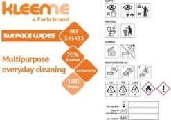 Schoonmaakdoekjes - Ontsmettingsdoekjes - Desinfectiedoekjes - Desinfectie Doekjes - KleenMe - Alcohol Doekjes - Alcoholdoekjes - Allesreiniger Zachte Antibacteriële Alcohol Wipes- 100 Doekjes - Met Dispenser - 70% Alcohol - 185 X 110mm -Schoonmaakproducten Winkel 1200x846