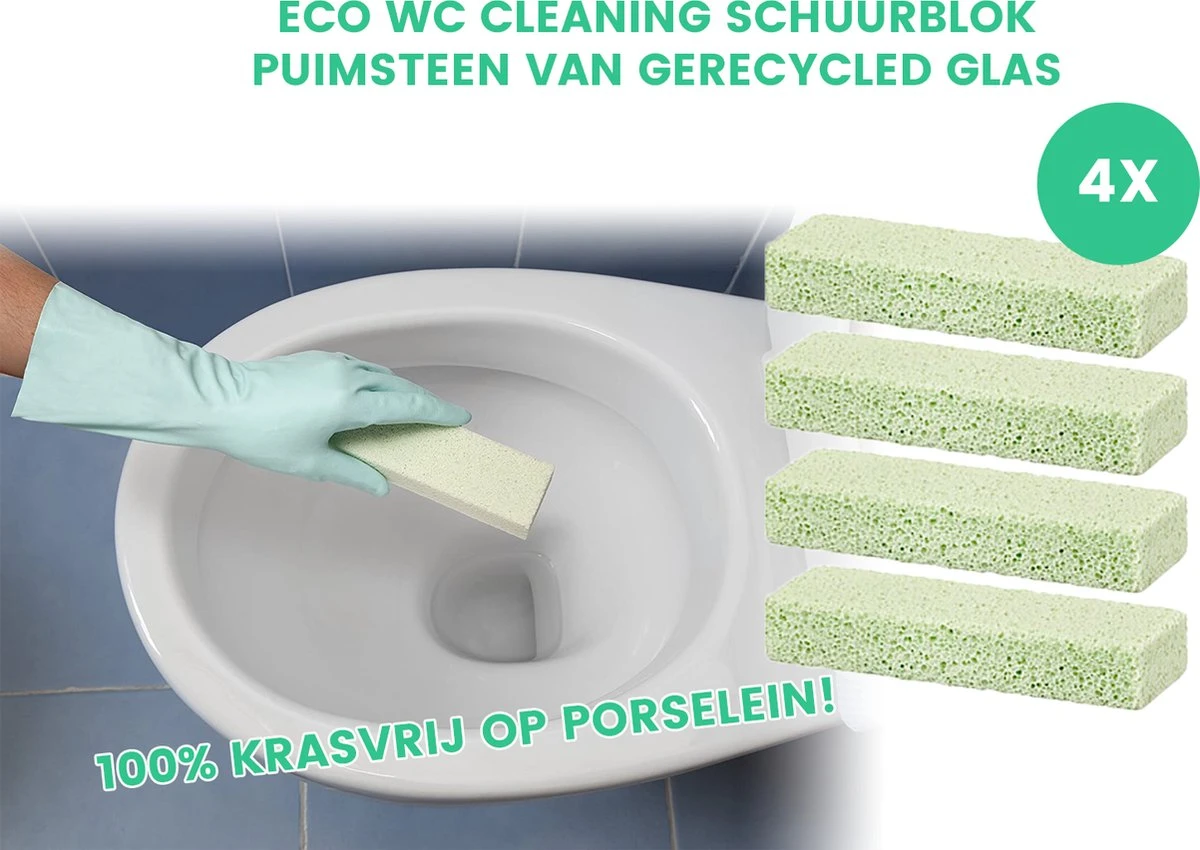 4x Puimsteen- Cleaningblock WC - Ontkalken Zonder CHEMIE - Enkel Geschikt Voor Porselein !! 3 4x Puimsteen- Cleaningblock WC - Ontkalken Zonder CHEMIE - Enkel Geschikt Voor Porselein !!