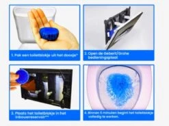 DONGOODS® Toiletblokjes Voor Inbouwreservoirs – WC-blokjes – Toiletblokken In Een Voordeelverpakking – 12 Stuks -Schoonmaakproducten Winkel 1200x893