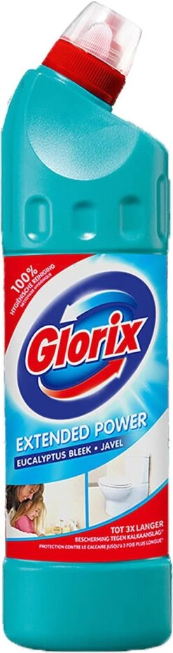 Glorix Extended Power Eucalyptus Bleek Javel 6x750ML -Schoonmaakproducten Winkel 319x1200 2