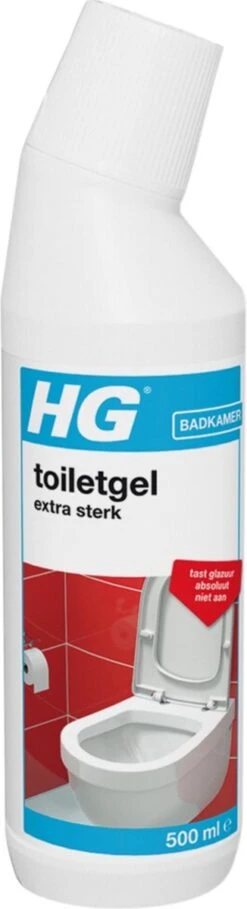 HG Toiletgel Extra Sterk - 500ml - Verwijdert De Hardnekkigste Aanslag - Tast Niet Glazuur, Roestvrijstaal En Chroom Niet Aan - Biologisch Afbreekbaar -Schoonmaakproducten Winkel 326x1200 1