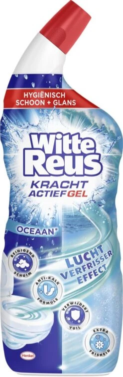Witte Reus Toiletreiniger - Kracht Actief Gel Oceaan - Voordeelverpakking 10 X 700ml -Schoonmaakproducten Winkel 393x1200 1