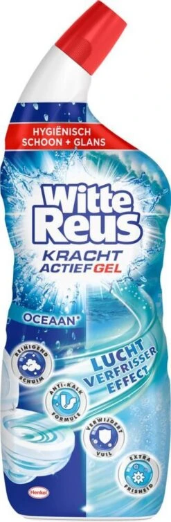 Witte Reus Toiletreiniger - Kracht Actief Gel Oceaan - Voordeelverpakking 10 X 700ml -Schoonmaakproducten Winkel 393x1200 2