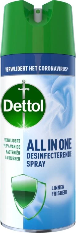 Dettol All In One Disinfectant Spray Linen - 400ml -Schoonmaakproducten Winkel 393x1200 5