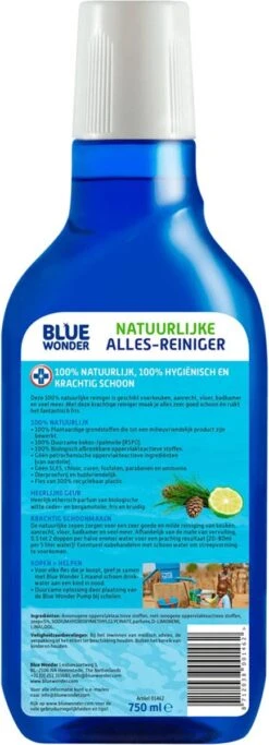 Blue Wonder 100% Natuurlijke Allesreiniger Witte Ceder Grootverpakking - 6x 750 Ml Fles Met Dop (4,5 Liter) -Schoonmaakproducten Winkel 434x1200