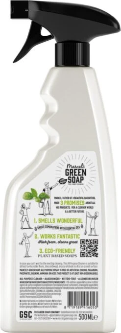 Marcel's Green Soap Allesreiniger Spray Basilicum & Vertivert Gras - 6 X 500 Ml 13 Marcel's Green Soap Allesreiniger Spray Basilicum & Vertivert Gras - 6 X 500 Ml -Schoonmaakproducten Winkel 436x1200