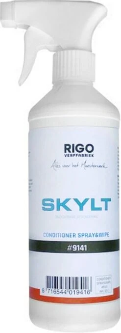 RigoStep Skylt Conditioner Spray ACTIE -Schoonmaakproducten Winkel 437x1200
