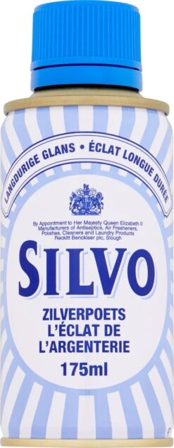 Silvo Zilverpoets - Poetsmiddel -Zilverglans - 2x 175 ML - Voordeelverpakking -Schoonmaakproducten Winkel 466x1200 2