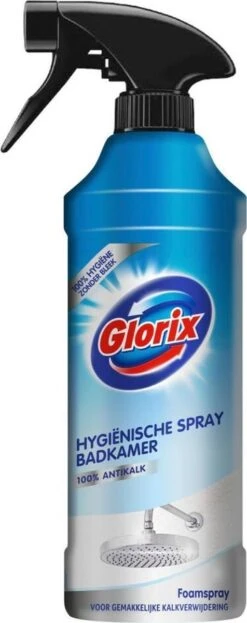Glorix Hygiënische Badkamer Foamspray - 6 X 500 Ml - Voordeelverpakking -Schoonmaakproducten Winkel 476x1200