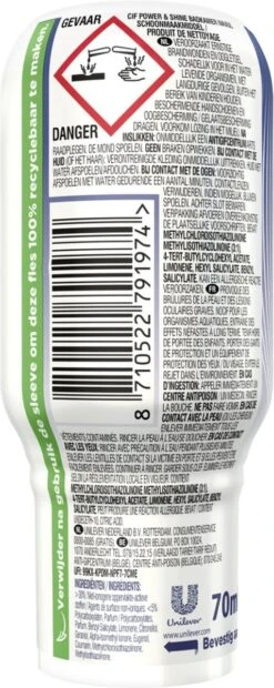 Cif Power & Shine Badkamer Ecorefill Capsule - 10 X 70 Ml - Voordeelverpakking -Schoonmaakproducten Winkel 478x1200 2