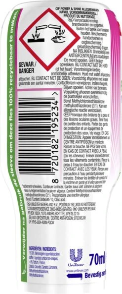 Cif CleanBoost Power & Shine Allesreiniger Ecorefill Capsules - 10 X 70 Ml - Voordeelverpakking -Schoonmaakproducten Winkel 500x1200