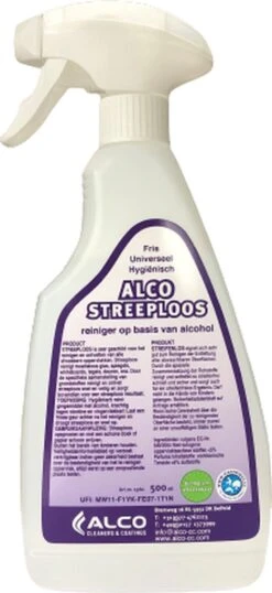 Alco Streeploos Reinigingsmiddel 500ml - Universeel Fris & Hygienisch !