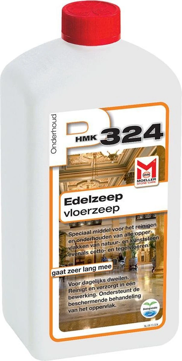 HMK P324 - Vloeibare Zeep Voor Steen - Moeller - 1 L 3 HMK P324 - Vloeibare Zeep Voor Steen - Moeller - 1 L