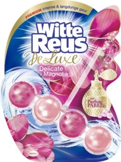 Witte Reus DeLuxe Toiletblok - Delicate Magnolia - WC Blokjes Voordeelverpakking - 10 Stuks -Schoonmaakproducten Winkel 894x1200 1