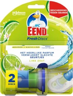 WC Eend Houder Fresh Discs Lime Zest + 3 X 6 Discs Navulling 7 WC Eend Houder Fresh Discs Lime Zest + 3 X 6 Discs Navulling -Schoonmaakproducten Winkel 913x1200 1