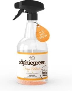 SophieGreen Full House Pakket: Allesreiniger + Keukenreiniger + Badkamerreinger + Sopje Allesreiniger 100g -Schoonmaakproducten Winkel 951x1200 1